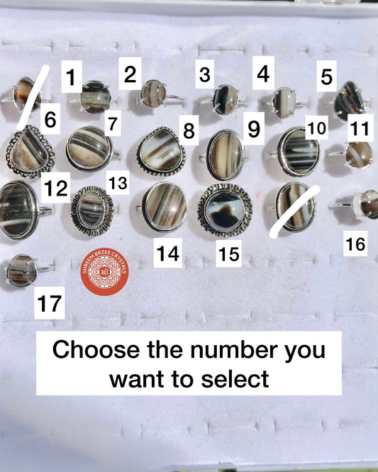 Sulemani hakik adjustable rings