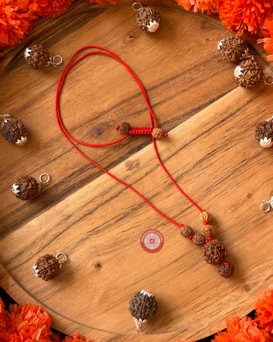 5 Mukhi Rudraksh Necklace