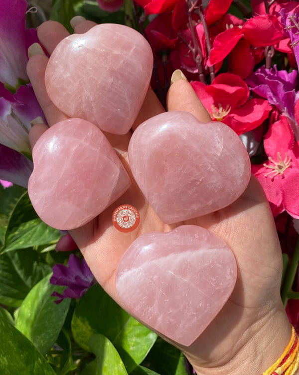 Rose Quartz Heart
