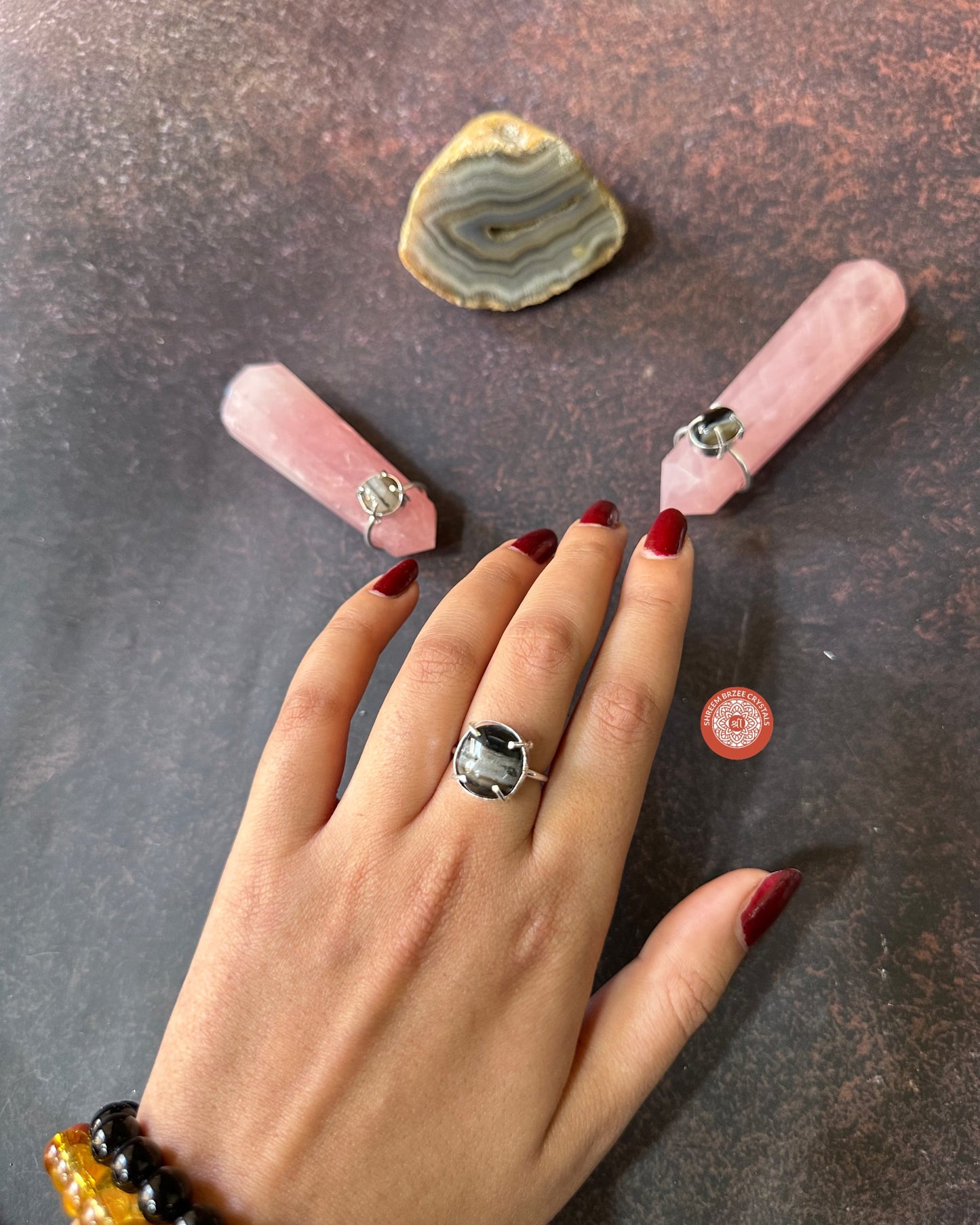 Sulemani hakik adjustable rings