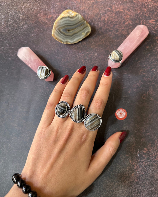 Sulemani hakik adjustable rings